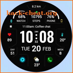 WFP 324 Digital watch face icon