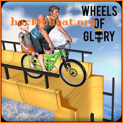 Wheels of Glory — Happy Mega Ramp Bicycle Drive 3D icon