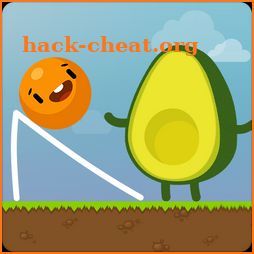 Where's My Avocado? Draw lines icon