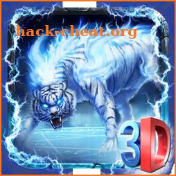 White Horror Wild Tiger Theme icon