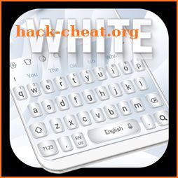 White Keyboard icon