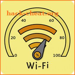 WiFi signal strength meter icon