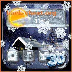 Winter Snow 3D Theme icon