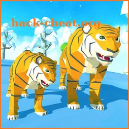 🐯 Winter Tiger Family Simulator 3D icon