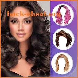 Woman Hairstyle photo editor icon