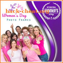 Womens Day Photo Frame icon