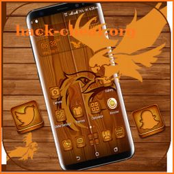 Wooden Eagle Theme Launcher icon