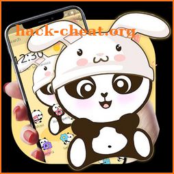 Yellow Cute Panda Bunny Theme icon