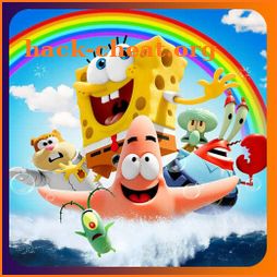 Yellow Sponge Bob Sponge Out Theme Walls icon