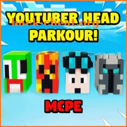 YouTuber Head Parkour! for Minecraft PE icon