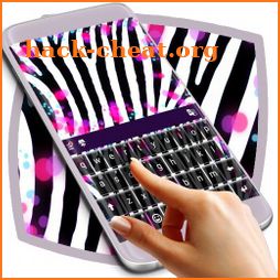 Zebra Print Keyboard Theme icon