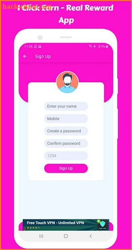 1 Click Earn - Easy Reward Cash screenshot