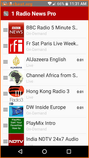 1 Radio News Pro screenshot
