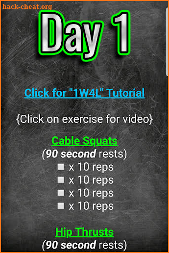 1 Workout 4 Life screenshot