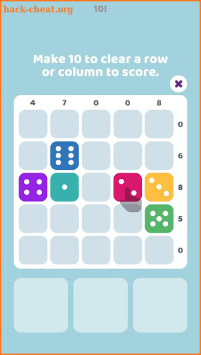 10! Dice - Fun Math Puzzle screenshot