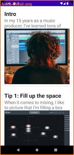 10 Music Production Tips screenshot