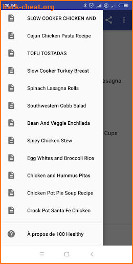 100 Healthy Recipes screenshot