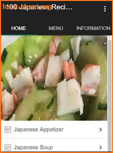 100 Japanese Recipes screenshot