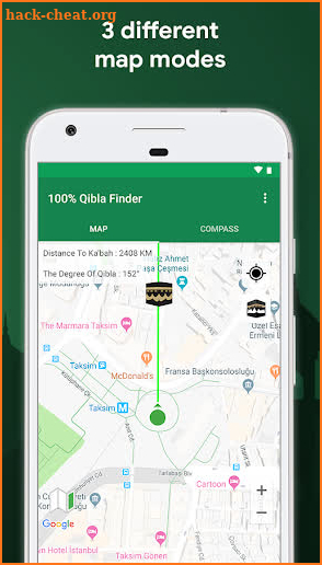 100% Qibla Finder screenshot