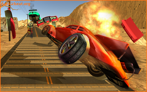 100 Speed Bump Real Car Crash Drive Test screenshot