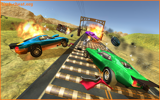 100 Speed Bump Real Car Crash Drive Test screenshot