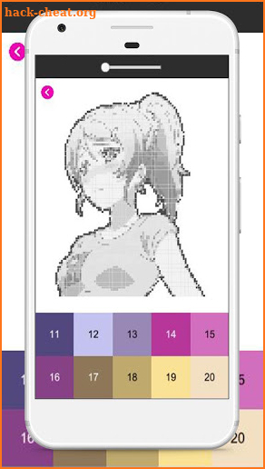 1000+ Anime Manga Color By Number Kawaii Pixel Art screenshot