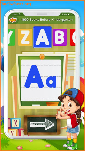 1000 Books Before Kindergarten ABC Letter Writing screenshot