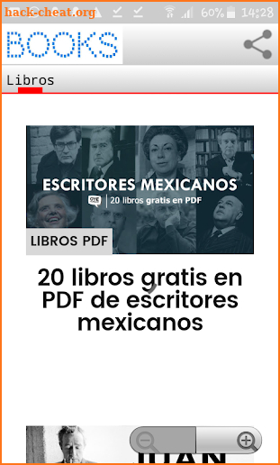 1001 libros screenshot