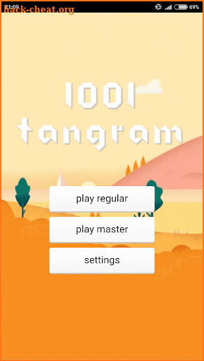 1001 Tangram puzzles game pro screenshot