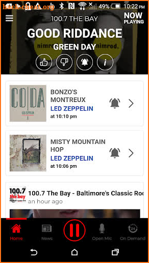 100.7 The Bay screenshot