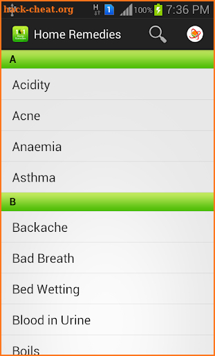 101 Natural Home Remedies Cure screenshot