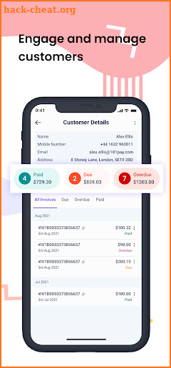 101 Pay - Easy Invoicing App screenshot