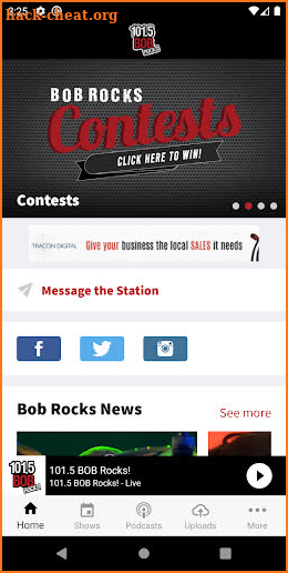 101.5 Bob Rocks screenshot