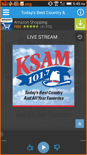 101.7 KSAM screenshot