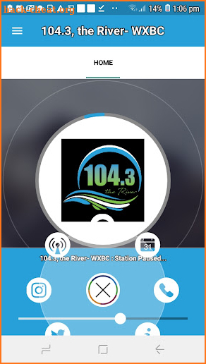 104.3, the River- WXBC screenshot