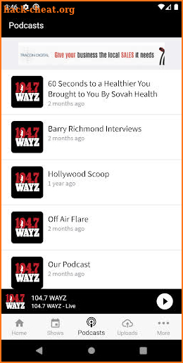 104.7 WAYZ screenshot