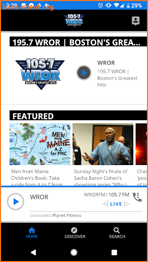 105.7 WROR screenshot