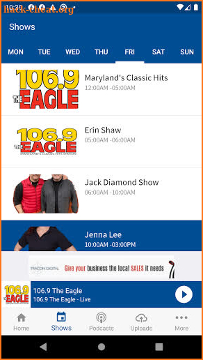 106.9 The Eagle screenshot