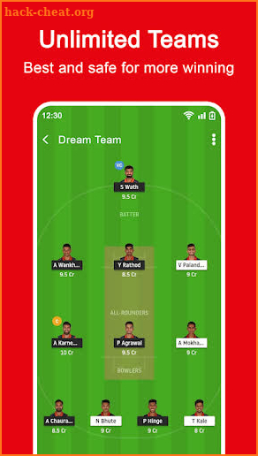 11 - Fantasy Team Prediction screenshot