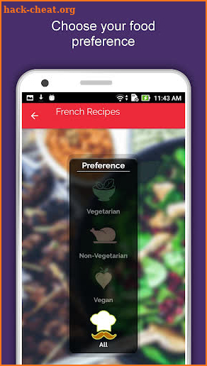 1100+ French Food Recipes Offline: Healthy Cuisine screenshot