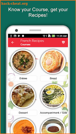 1100+ French Food Recipes Offline: Healthy Cuisine screenshot