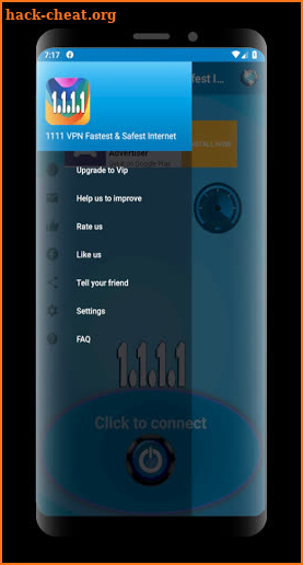 1111 VPN Fastest & Safest Internet screenshot
