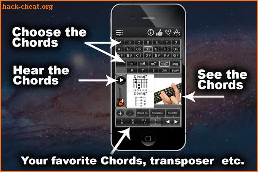 120 Bass Guitar Chords screenshot