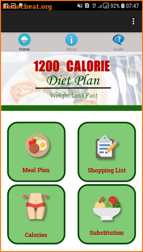 1200 Calorie Diet Plan screenshot