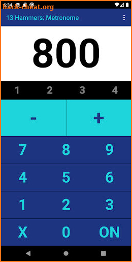 13 Hammers:  Metronome screenshot