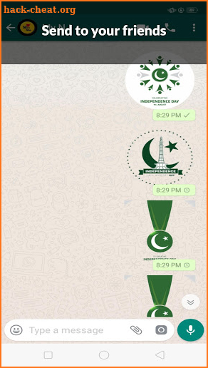 14 August Stickers For WhatsApp screenshot