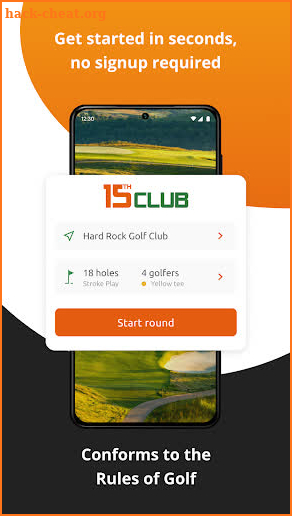 15th Club Golf GPS Rangefinder screenshot