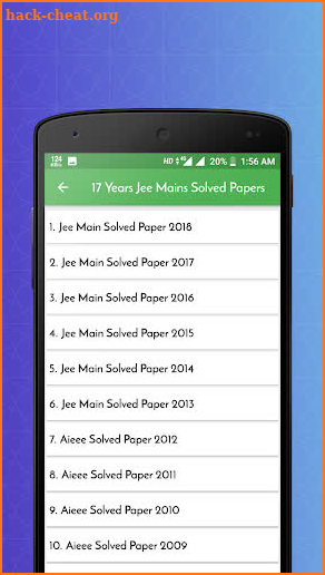 17 Years Jee Main Solved Papers Offline screenshot
