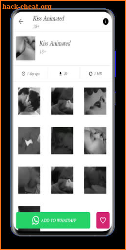 18+ Animated Stickers For WhatsApp screenshot