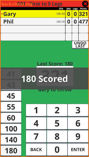 180 Darts Scorer screenshot